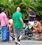 Nude man swimming Guys hit in nuts Ecco boys